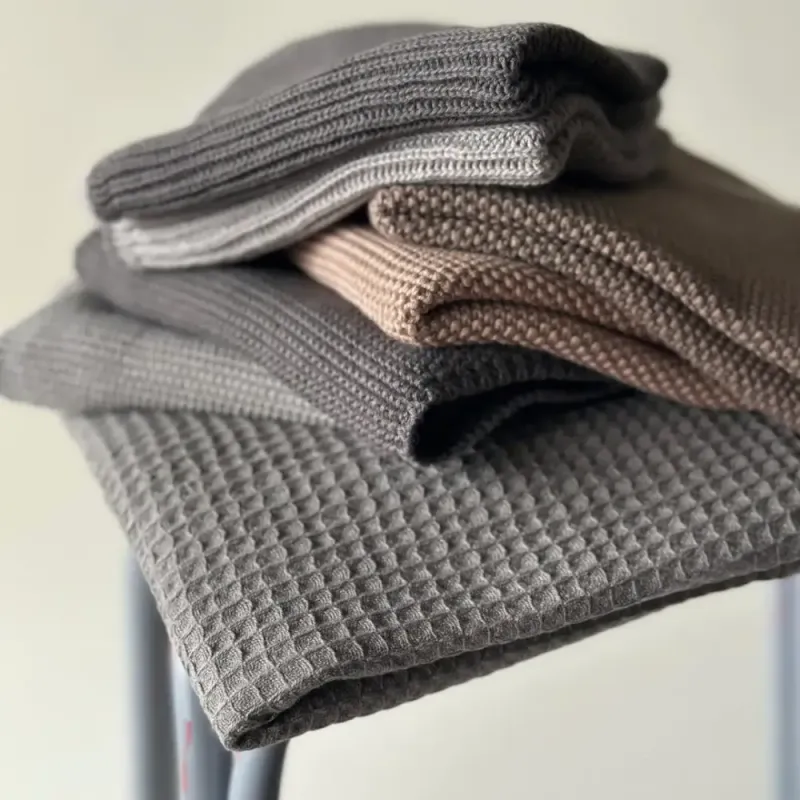 2pk kjøkkenklut i økologisk bomull, Gray / Aspegren Denmark