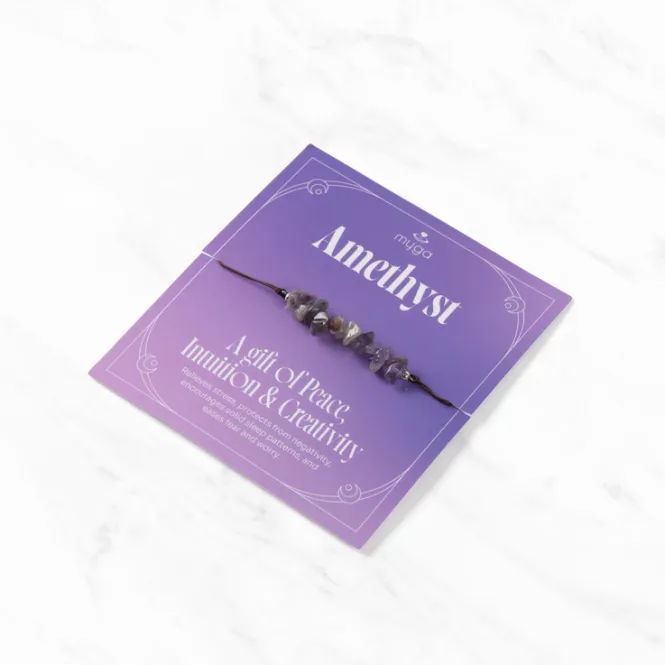 Hovedbilde Ametyst armbånd - a gift of peace / Myga