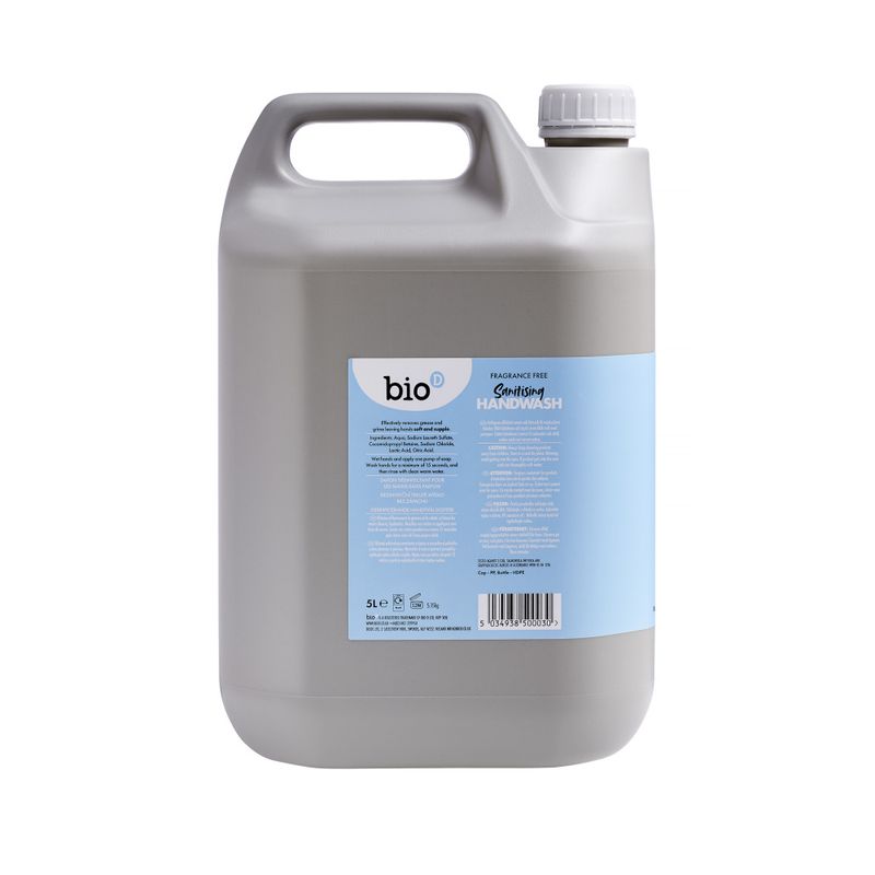5L håndsåpe, duftfri / Bio-D