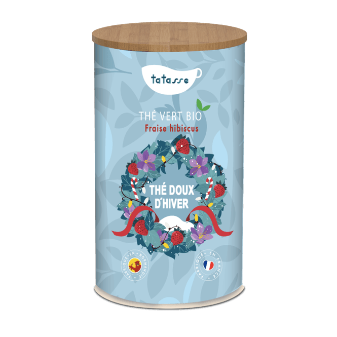 Hovedbilde Organic Strawberry Hibiscus Fruit Tea - Winter Holly 100g / Tatasse