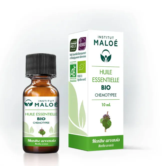 Hovedbilde Åkermynte eterisk olje 10 ml, økologisk / Institut Maloé