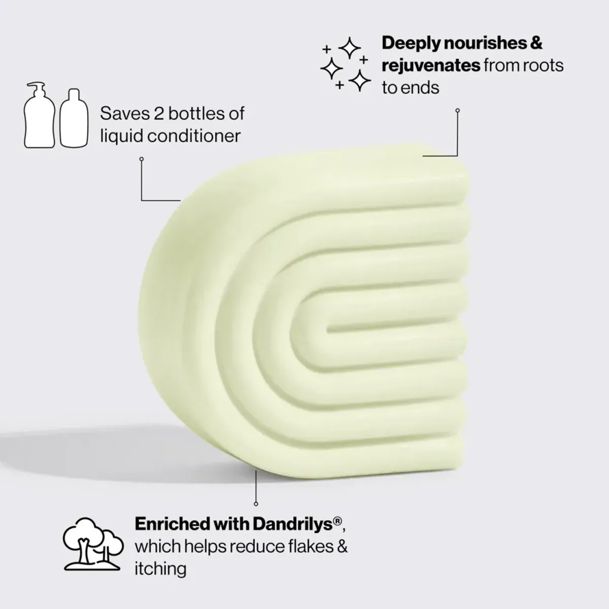 Tea Tree & Mint Clarifying Conditioner Bar 77g / Kitsch