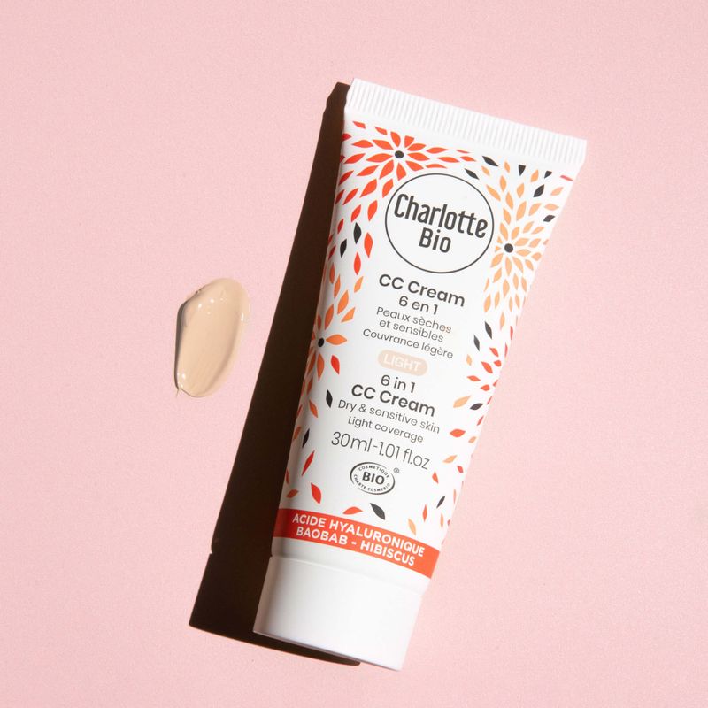 Økologisk CC-Cream, Light Skin 30ml  / Charlotte Bio 