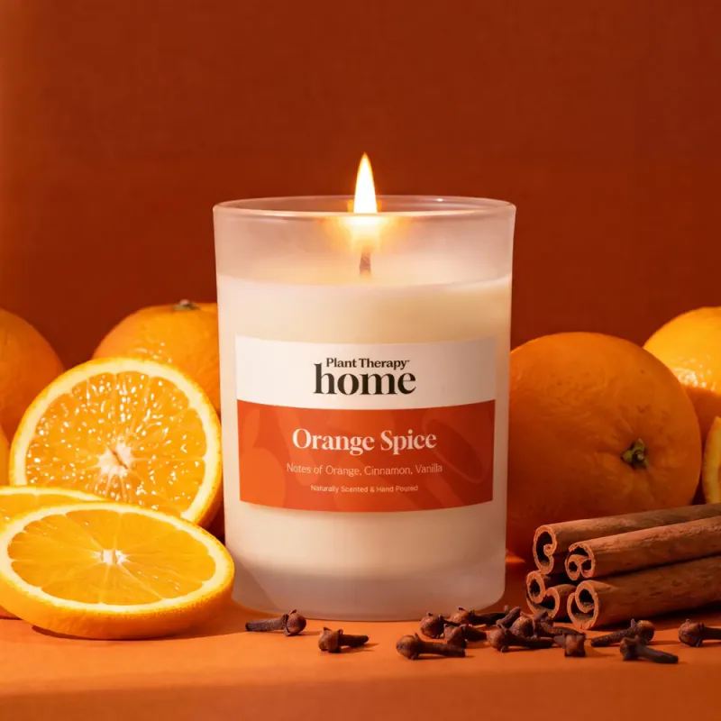 Orange Spice Duftlys 255 g | Naturlig duft | Plant Therapy