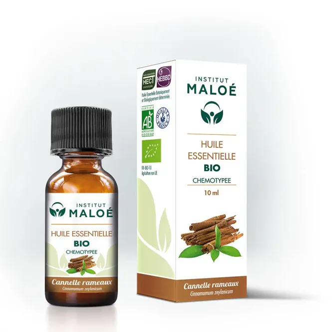 Hovedbilde Økologisk kanelblad eterisk olje10 ml,  Institut Maloe