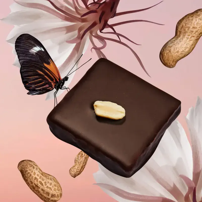 4x20g Nut Butter Chocolate: PEANUT BUTTER & SMOKED SALT