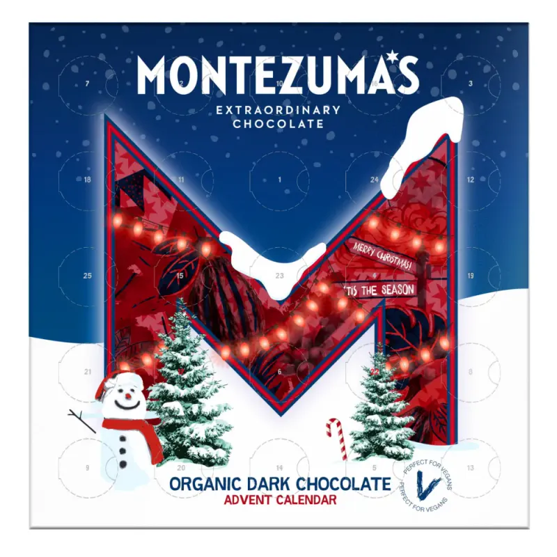 Montezuma's Advent Calendar Milk Chocolate Organic 150g