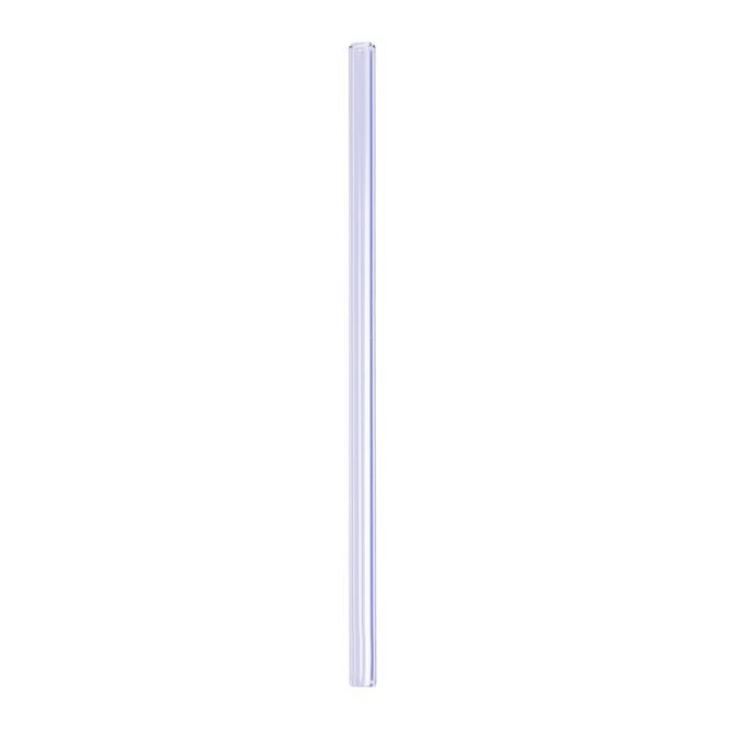 Hovedbilde Rett sugerør i glass, Amethyst 23cm / Peach
