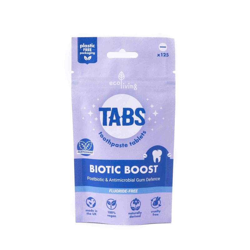 BIOTIC BOOST - 125 tannkremtabletter uten fluor / ecoLiving