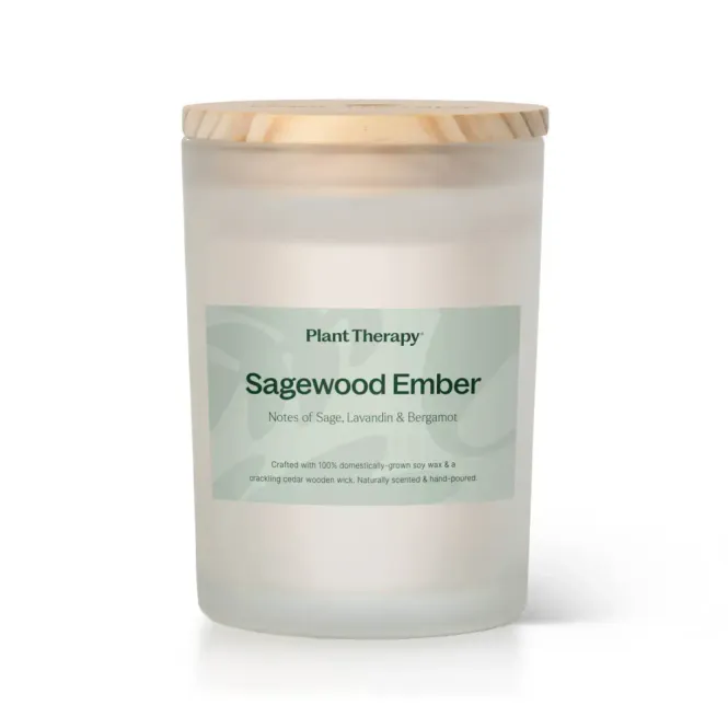 Hovedbilde Sagewood Ember - naturlig duftlys / Plant Therapy