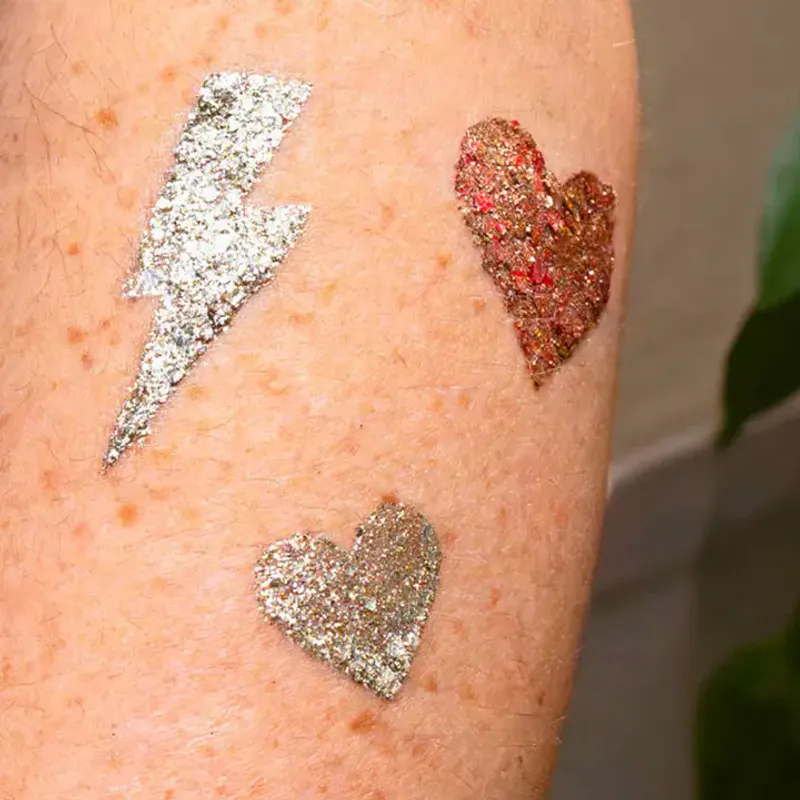 Heart Stencil til glitter / Si Si La Palette
