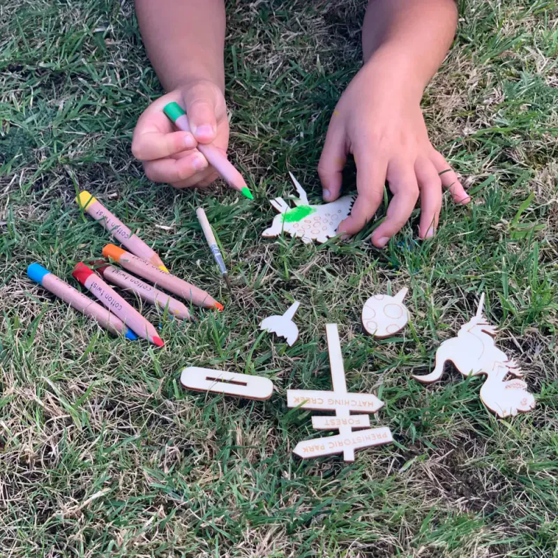 Make Your Own Dinosaur Garden / Cotton Twist