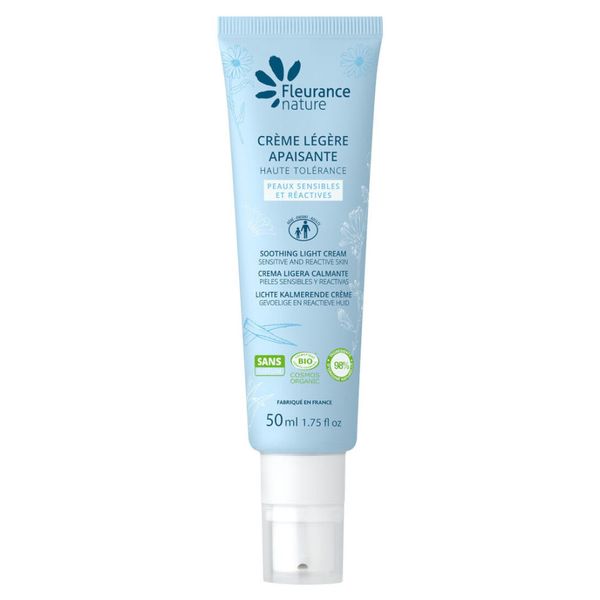 Bilde av Organic Soothing Light Cream Sensitive Skin 50ml / Fleurance Nat