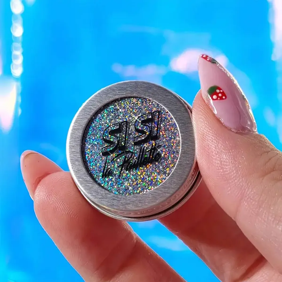 Holo Fine Silver Bio Glitter 5ml / Si Si La Palette