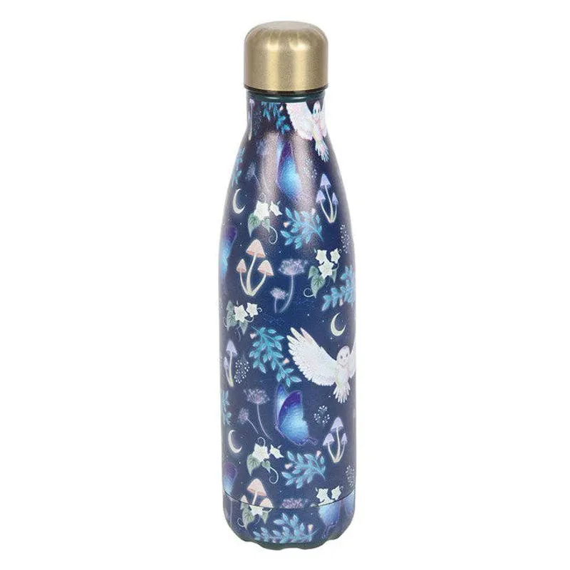 Night Flight Owl Print Water Bottle 500 ml, Something Different