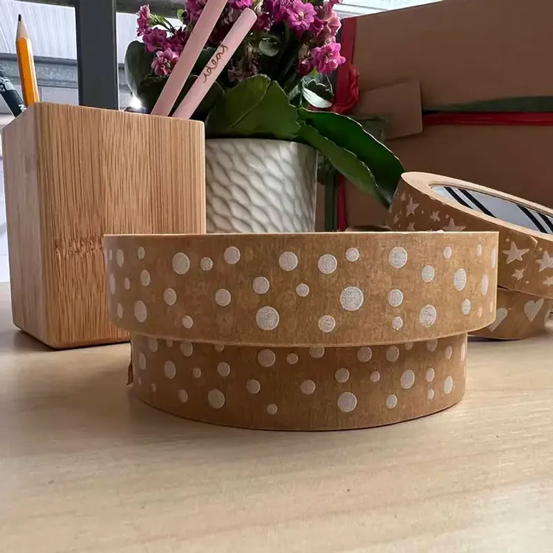 Polka Dots - plastfri teip 50m / &Keep