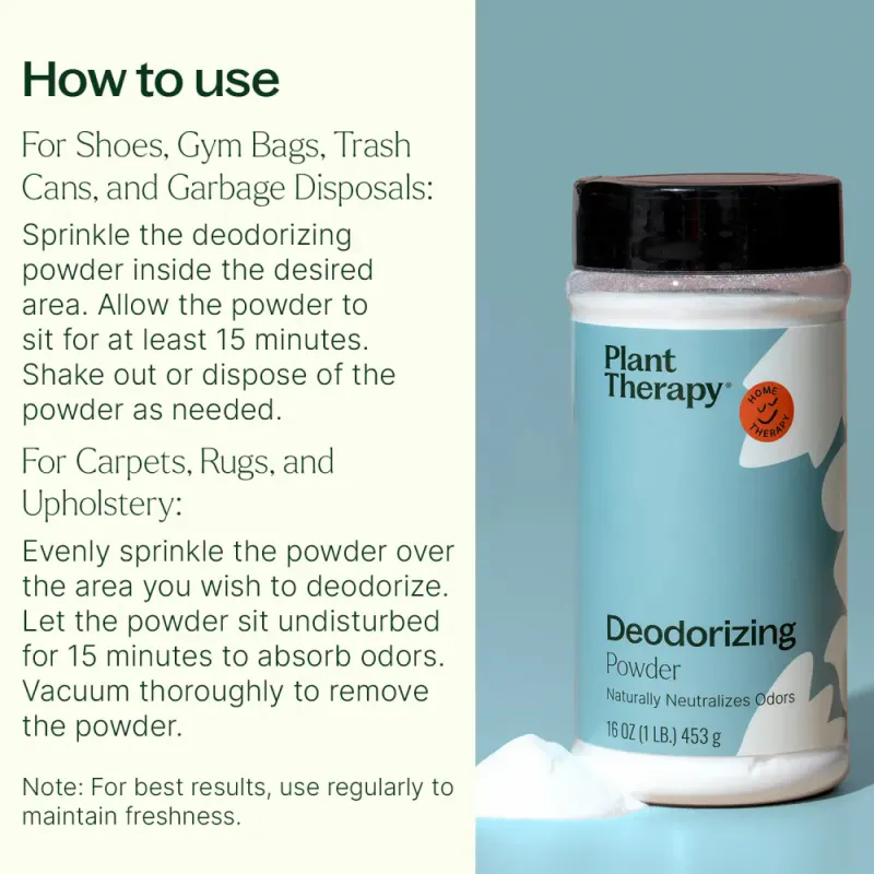 Deodorizing Powder 453g / Plant Therapy