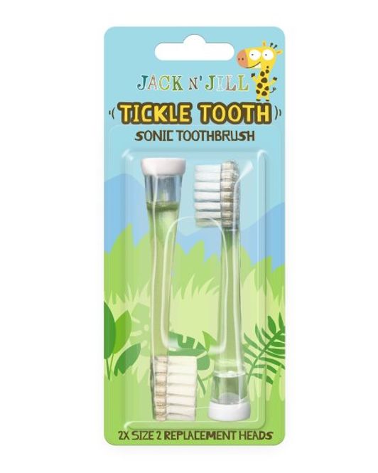 Hovedbilde 2-pk børstehoder til Tickle Tooth / Jack N´Jill