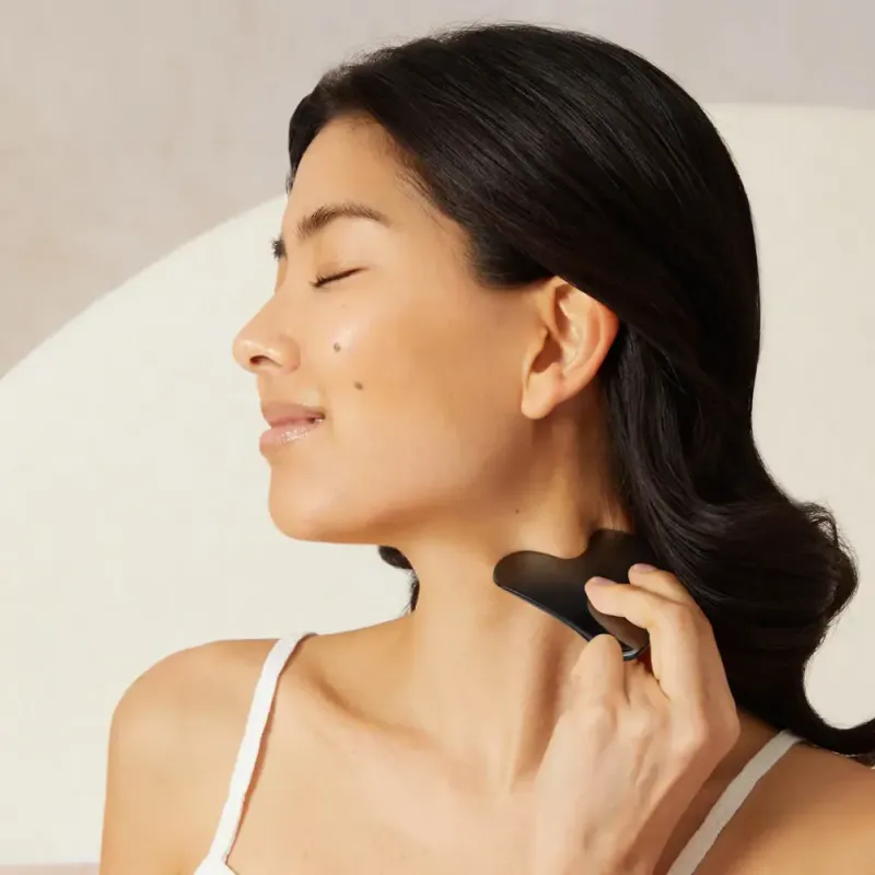 Gua Sha Stainless Steel - BLACK / Kitsch