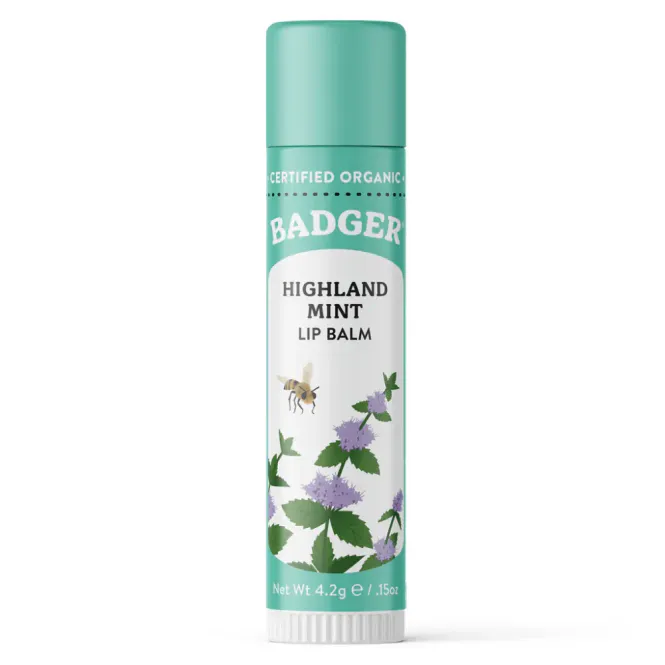 Hovedbilde Lip Balm Highland Mint, økologisk 4.2g / Badger 