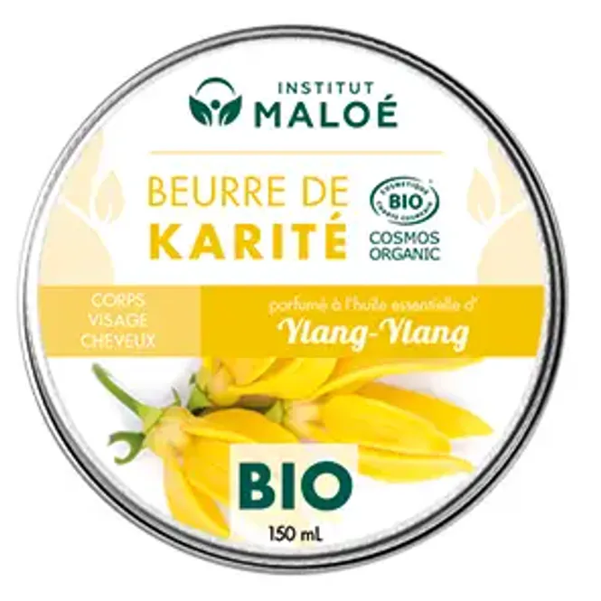 Hovedbilde Organic Shea Butter Ylang Ylang 150 ml - Institut Maloe