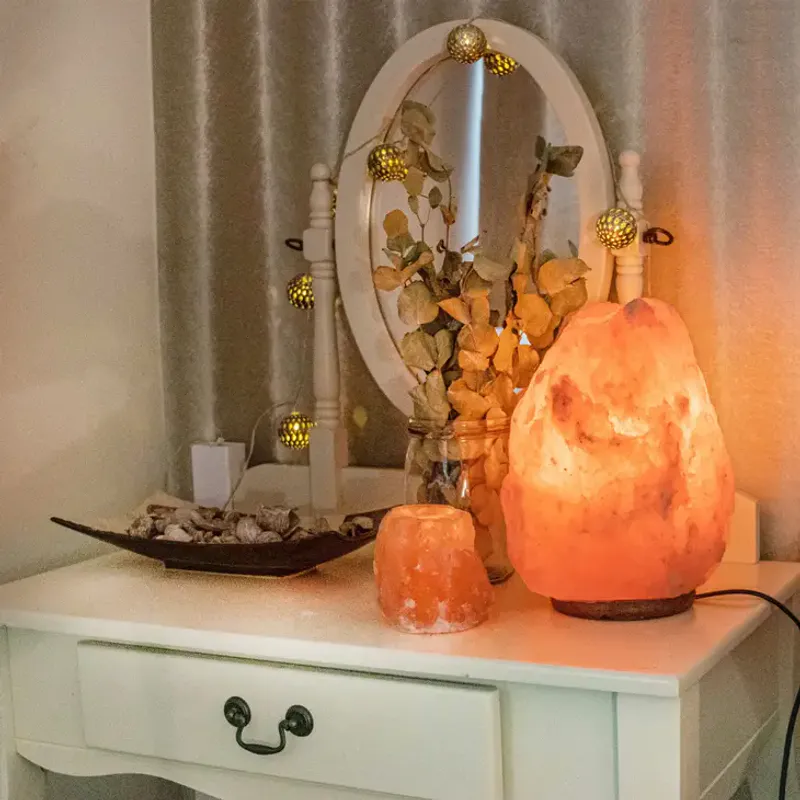 Himalaya saltkrystall telysholder 1kg / Myga