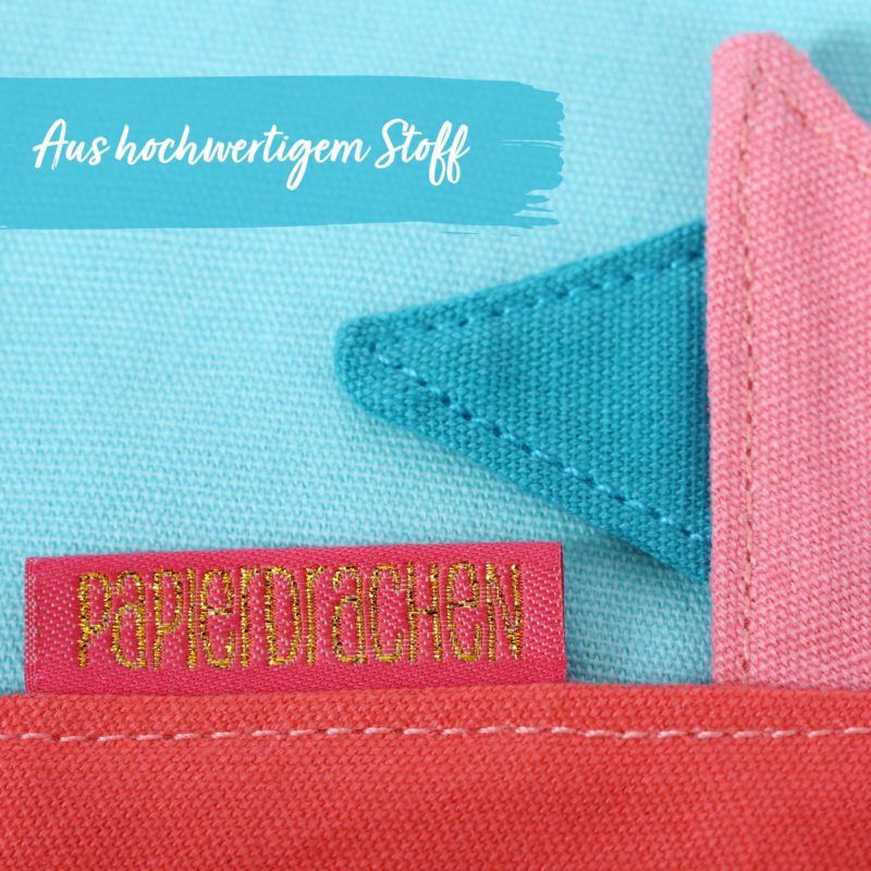 Vimpler i bomull, Mint & Rosa / Papierdrachen