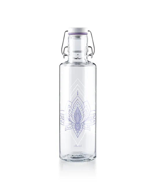 Hovedbilde Just breathe 0.6 l drikkeflaske i glass / soulbottles