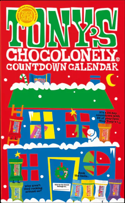 Hovedbilde Tony's Chocolonely Countdown Advent Calendar 225g