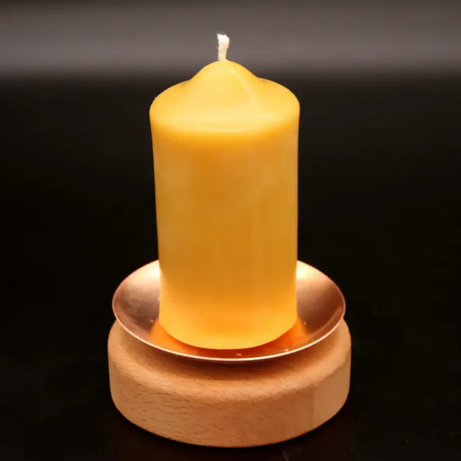 Hovedbilde Large Advent Candle 11cm - kubbelys i bivoks, 230g / Stephanus