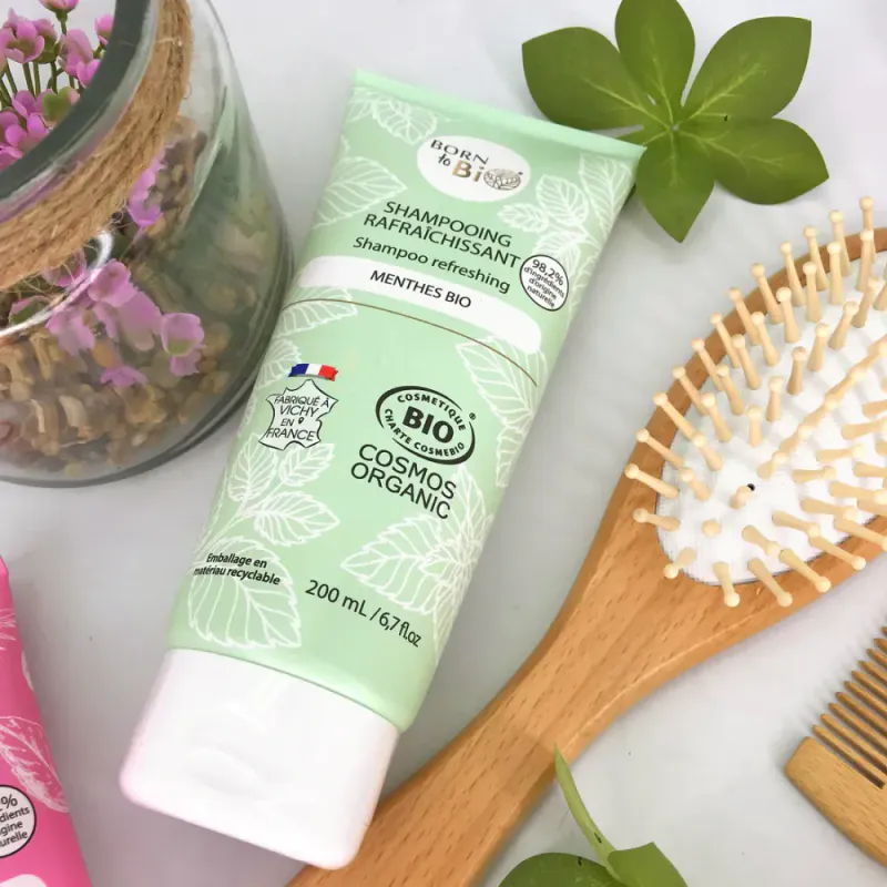 Green Mint Shampoo, Refreshing 200ml / Born to Bio