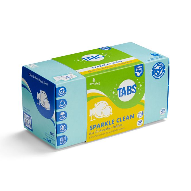 Hovedbilde Sparkle Clean Eco Dishwasher Tablets - Lemongrass / TABS by ecoLiving