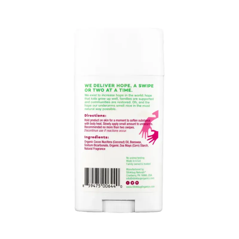 Deodorantstift 60g - Raspberry Green Tea / Stinkbug