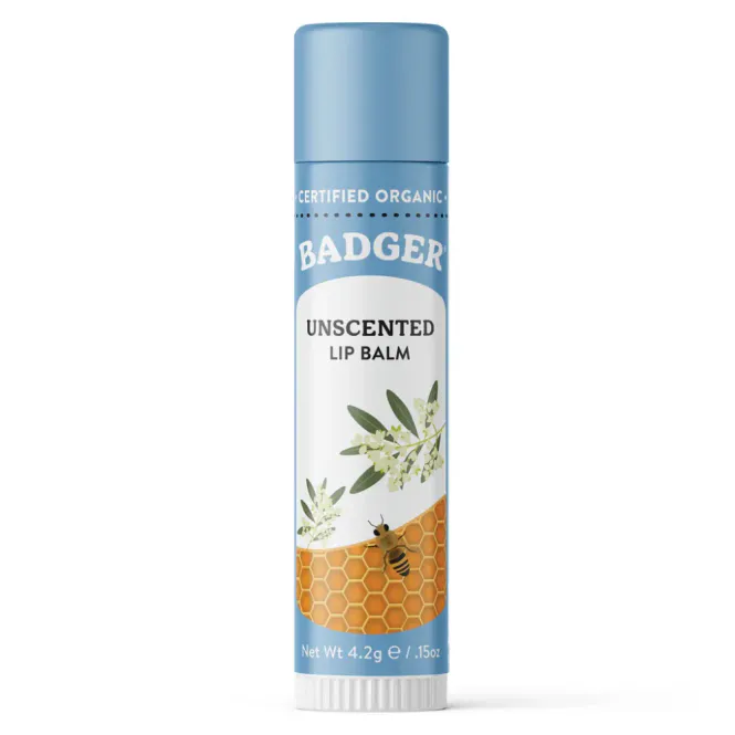 Hovedbilde Lip Balm Unscented, økologisk 4.2g / Badger 
