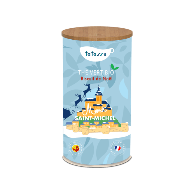 Hovedbilde Organic Green Tea Date, Almond and Orange - Christmas Cookie 100g / Tatasse