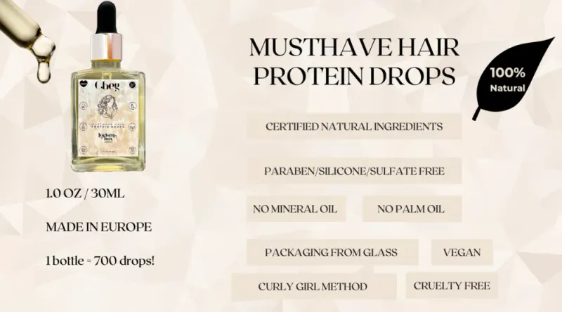Musthave Hair Protein Drops 30ml / Chey Haircare